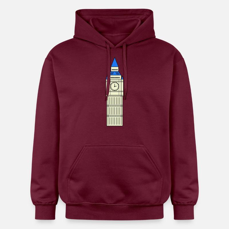 conception de grand ben - Sweat à capuche Softstyle® Gildan Unisexe - maroon