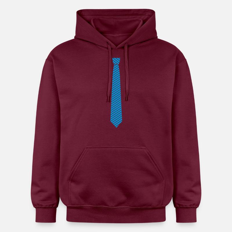 rayé cravate / cravate - Sweat à capuche Softstyle® Gildan Unisexe - maroon