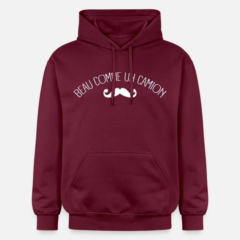 Beau Comme Un Camion - Sweat à capuche Softstyle® Gildan Unisexe - maroon