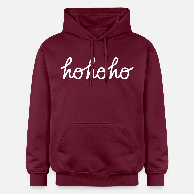 hohoho - Sweat à capuche Softstyle® Gildan Unisexe - maroon