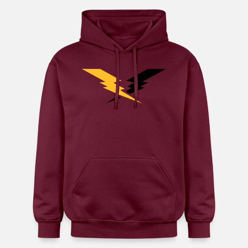 La foudre - Sweat à capuche Softstyle® Gildan Unisexe - maroon
