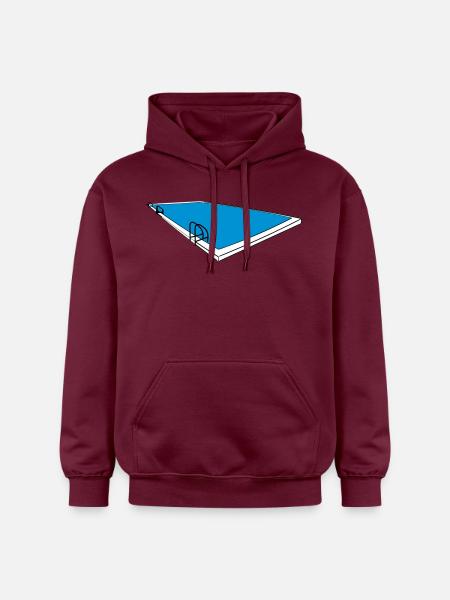 swimmingpool - Gildan Unisex Softstyle® Midweight Hoodie - Maroon