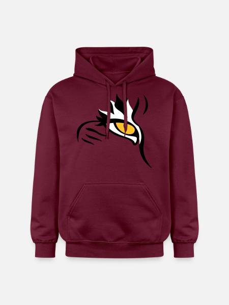 Œil-Lynx - Sweat à capuche Softstyle® Gildan Unisexe - maroon