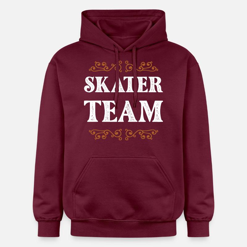 Équipe de patineurs - Sweat à capuche Softstyle® Gildan Unisexe - maroon