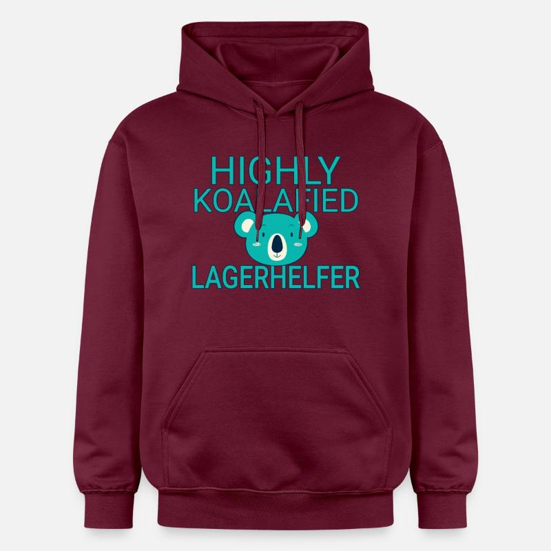 Assistante d’entrepôt Koalafied - Sweat à capuche Softstyle® Gildan Unisexe - maroon