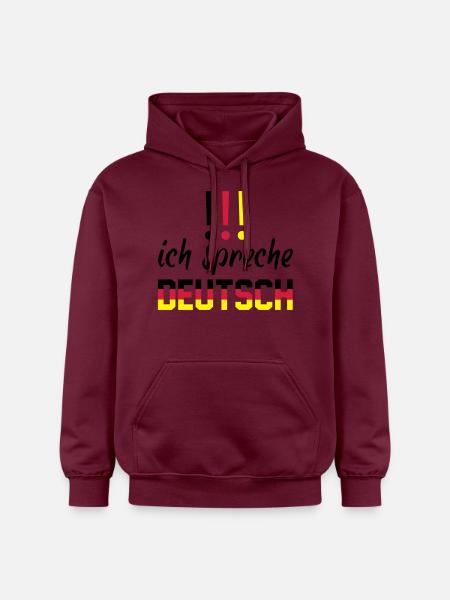 ich_spreche_deutsch - Gildan Unisex Softstyle® Midweight Hoodie - maroon