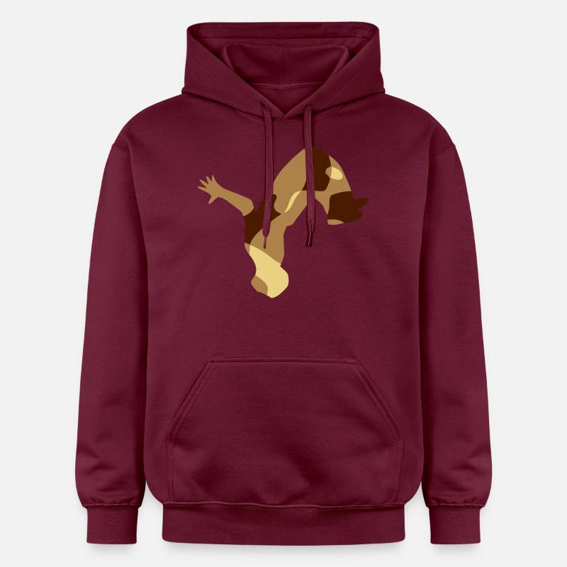 BACKFLIP / Parkour - CAMO / CAMO - Sweat à capuche Softstyle® Gildan Unisexe - maroon