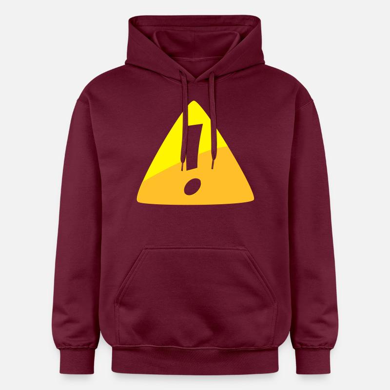 WARNING - Sweat à capuche Softstyle® Gildan Unisexe - maroon