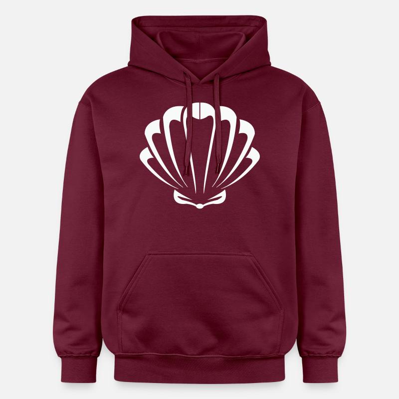 coquille - Sweat à capuche Softstyle® Gildan Unisexe - maroon