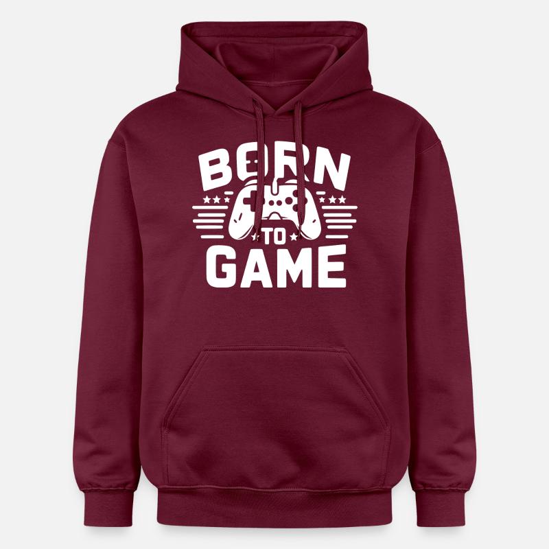 Né pour le jeu - Sweat à capuche Softstyle® Gildan Unisexe - maroon