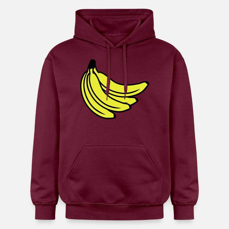 Bananas Bunch - Sweat à capuche Softstyle® Gildan Unisexe - maroon