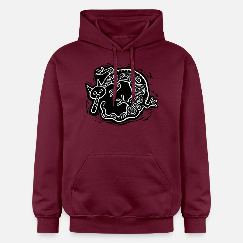 Chimerion blanc - Sweat à capuche Softstyle® Gildan Unisexe - maroon