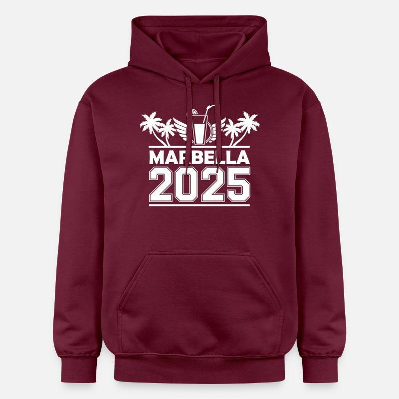 Marbella 2025 - Sweat à capuche Softstyle® Gildan Unisexe - maroon