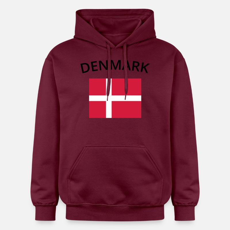 denmark - Sweat à capuche Softstyle® Gildan Unisexe - maroon
