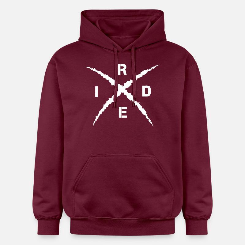 Chevaucher - Sweat à capuche Softstyle® Gildan Unisexe - maroon