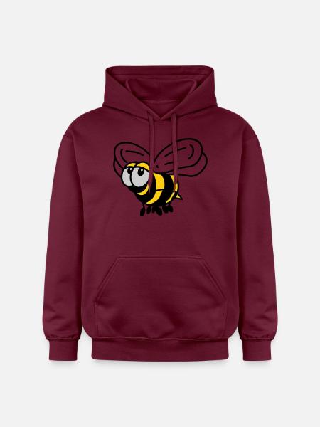 Abeille - Sweat à capuche Softstyle® Gildan Unisexe - maroon