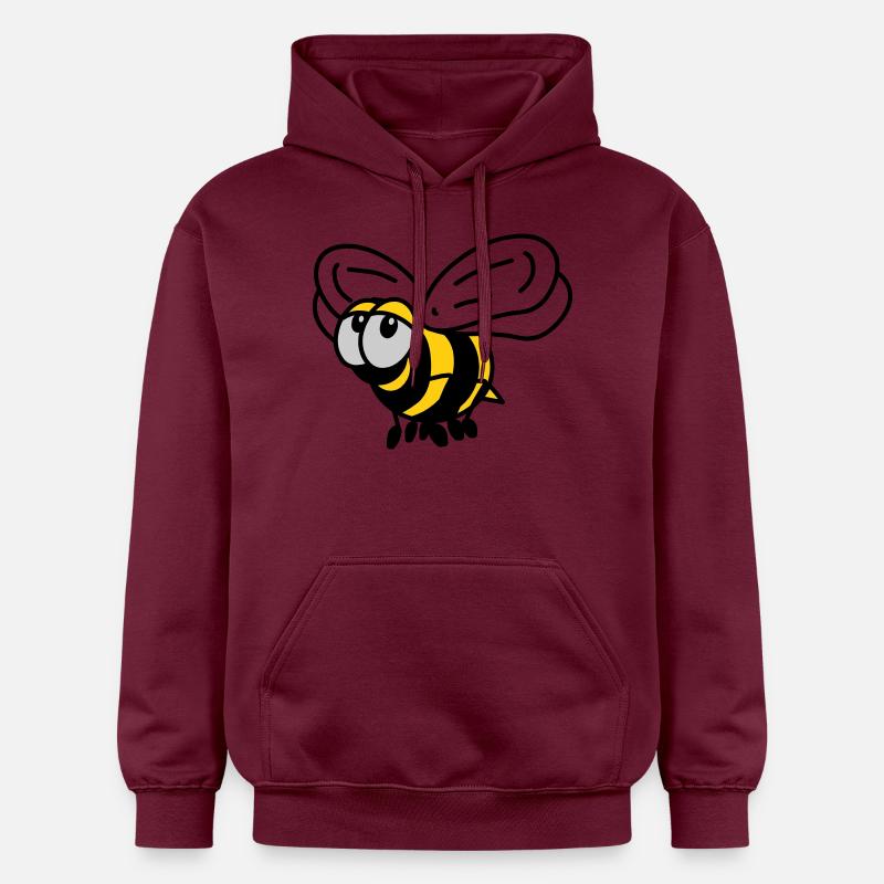 Abeille - Sweat à capuche Softstyle® Gildan Unisexe - maroon