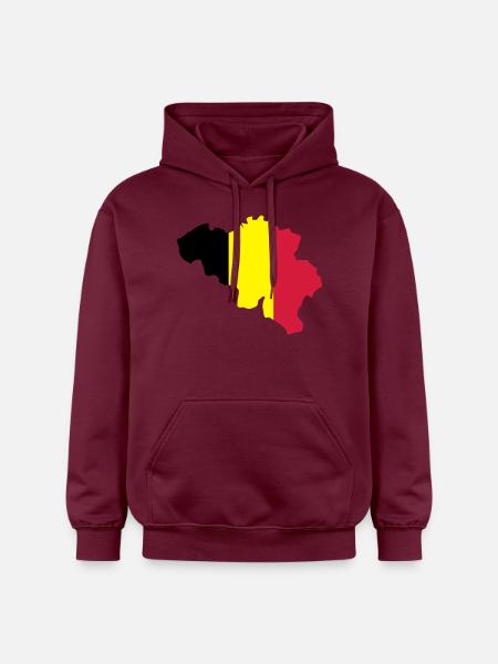 Belgien - Gildan Unisex Softstyle® Midweight Hoodie - Maroon