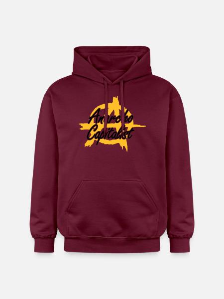 (Anarcho-) Capitalism 2 - Gildan Unisex Softstyle® Midweight Hoodie - maroon