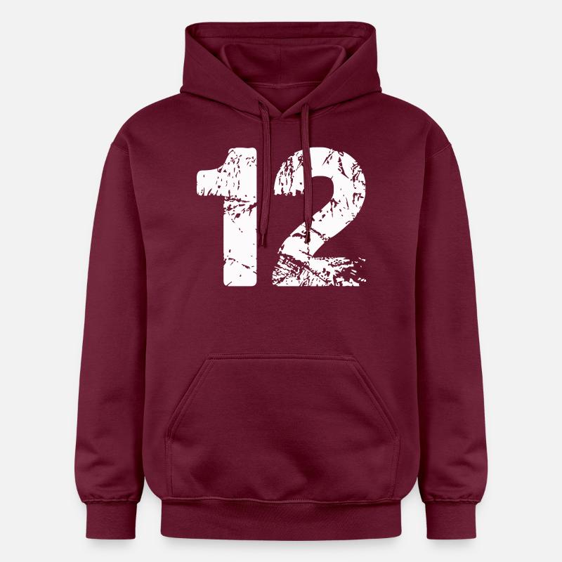 12 - Sweat à capuche Softstyle® Gildan Unisexe - maroon