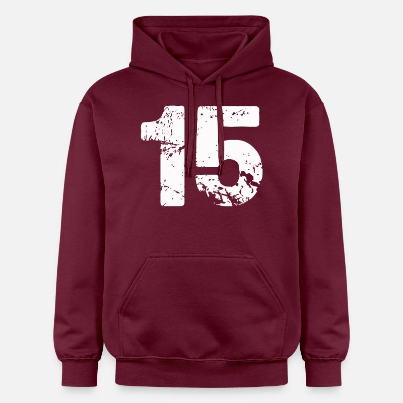 15 - Sweat à capuche Softstyle® Gildan Unisexe - maroon