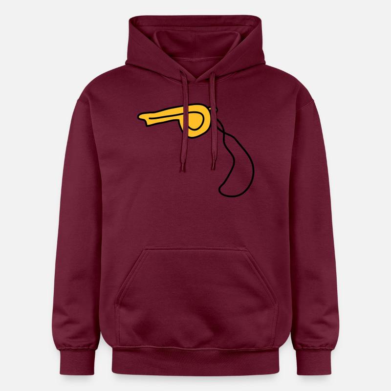 pfeife_2c - Sweat à capuche Softstyle® Gildan Unisexe - maroon