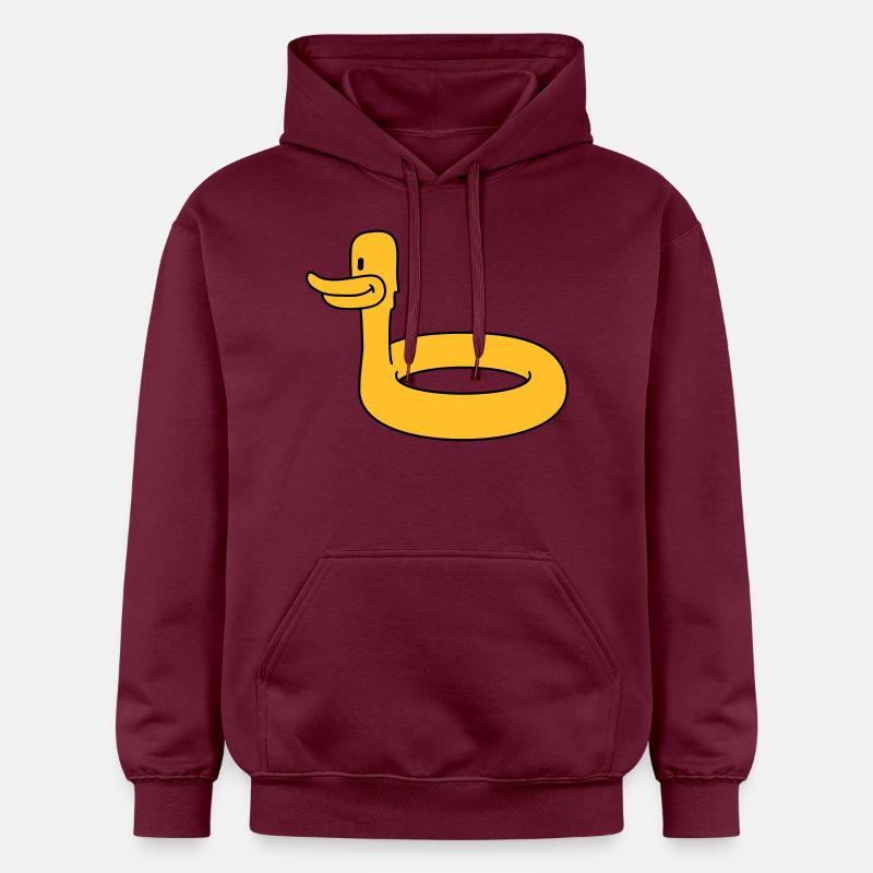 Duck Swimming Ring - Sweat à capuche Softstyle® Gildan Unisexe - maroon
