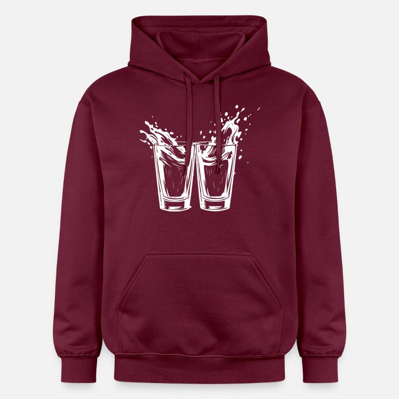 Verre à tequila - Sweat à capuche Softstyle® Gildan Unisexe - maroon
