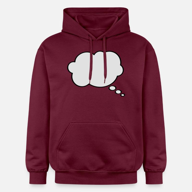 Thought Bubble - Sweat à capuche Softstyle® Gildan Unisexe - maroon