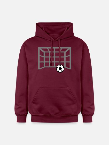 Fußballtor - Gildan Unisex Softstyle® Midweight Hoodie - Maroon