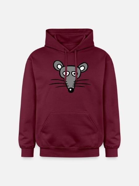 Mus Mus Sød Lille Rotte Gnaver Venlig - Gildan Softstyle® Midweight unisex-hoodie - maroon