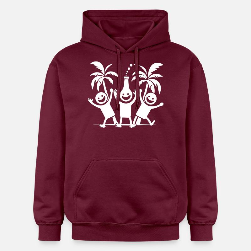 Fête Équipe Vacances - Sweat à capuche Softstyle® Gildan Unisexe - maroon