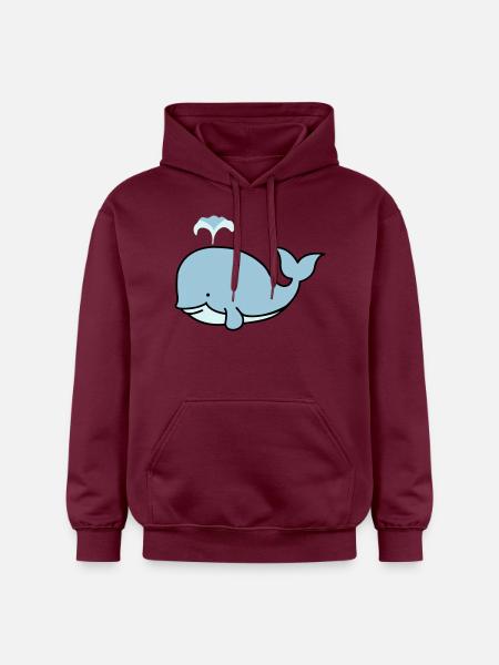 suesser_wal_02 - Gildan Unisex Softstyle® Midweight Hoodie - maroon