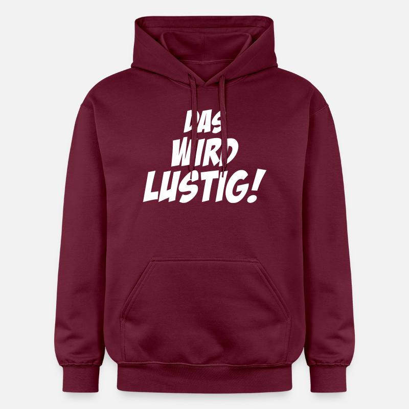 das wird lustig - Gildan Unisex Softstyle® Midweight Hoodie - Maroon