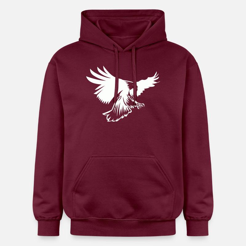 Aigle - Sweat à capuche Softstyle® Gildan Unisexe - maroon