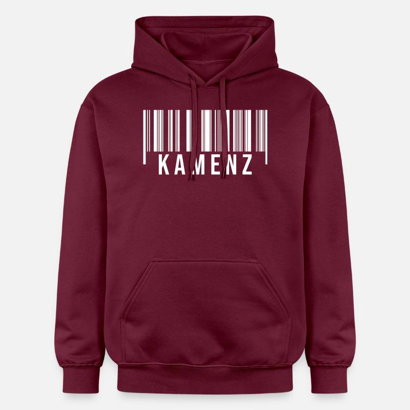 Kamenz Strichcode - Gildan Unisex Softstyle® Midweight Hoodie - Maroon