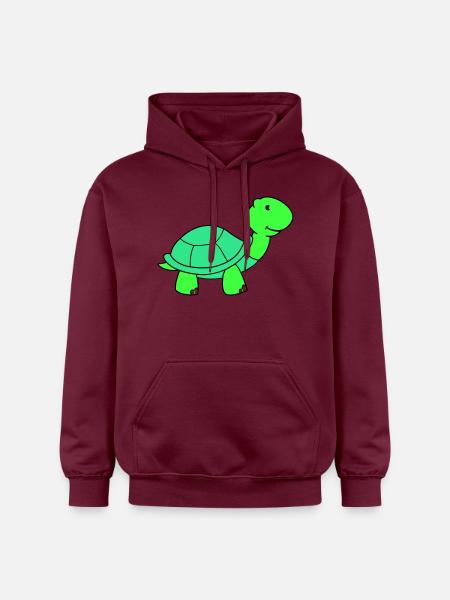 turtle - Gildan Unisex Softstyle® Midweight Hoodie - maroon