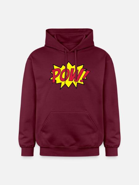 pow_punch - Gildan Unisex Softstyle® Midweight Hoodie - Maroon