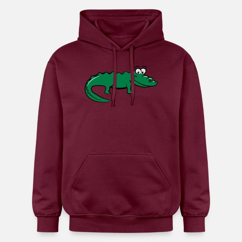 Crocodile douce aimante - Sweat à capuche Softstyle® Gildan Unisexe - maroon