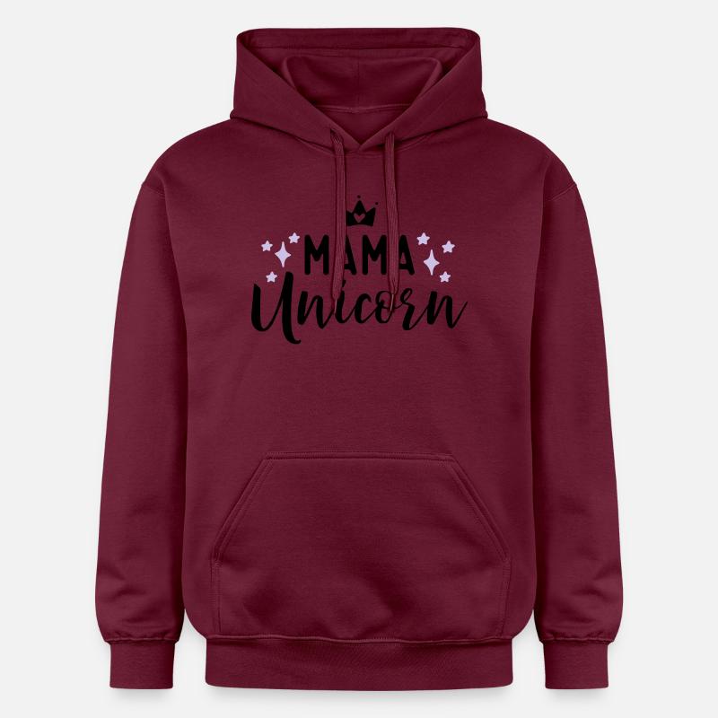 Unicorn - Sweat à capuche Softstyle® Gildan Unisexe - maroon