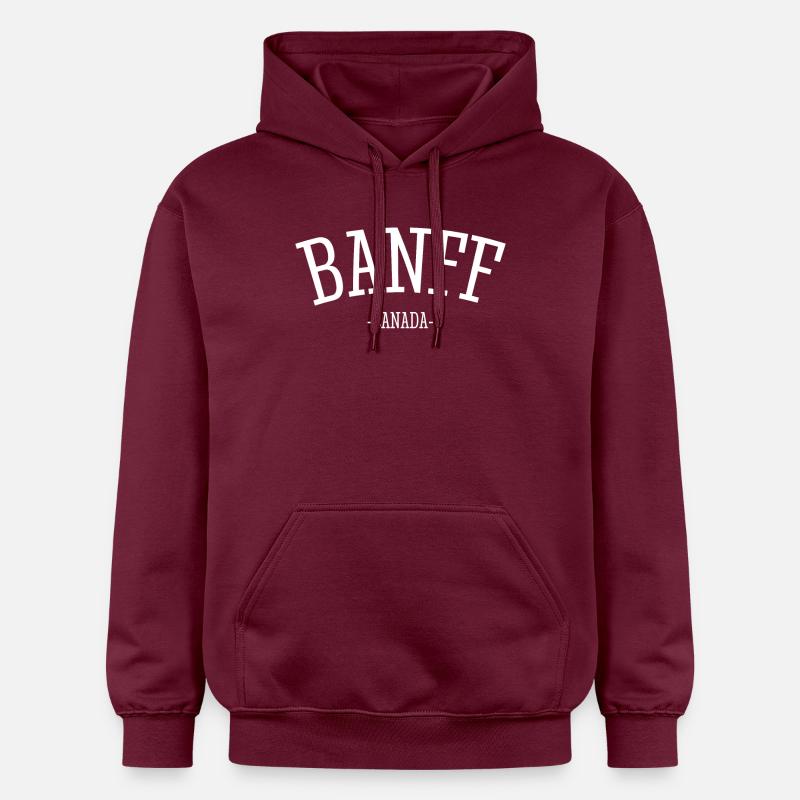 Banff - Canada - Kanada - Sweat à capuche Softstyle® Gildan Unisexe - maroon