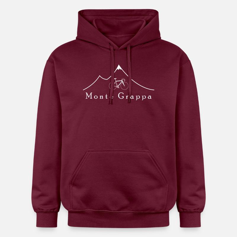 Monte Grappa - Sweat à capuche Softstyle® Gildan Unisexe - maroon