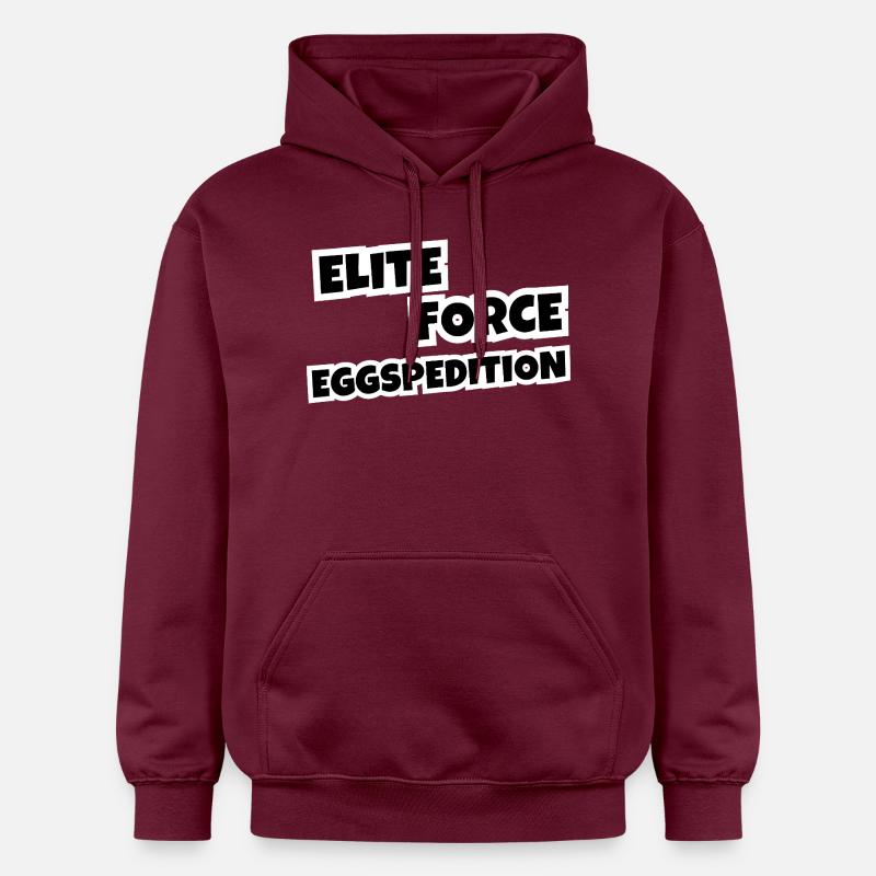 Elite Force Eggspedition - Gildan Unisex Softstyle® Midweight Hoodie - maroon