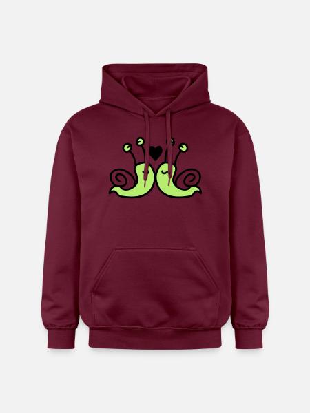 love snails - Gildan Unisex Softstyle® Midweight Hoodie - maroon
