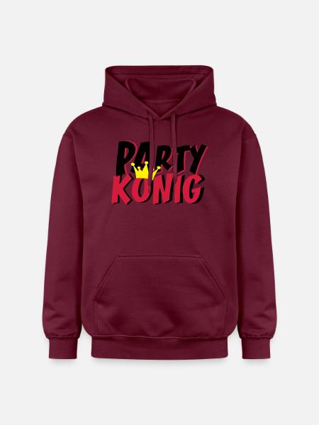 Party King - Gildan Unisex Softstyle® Midweight Hoodie - maroon