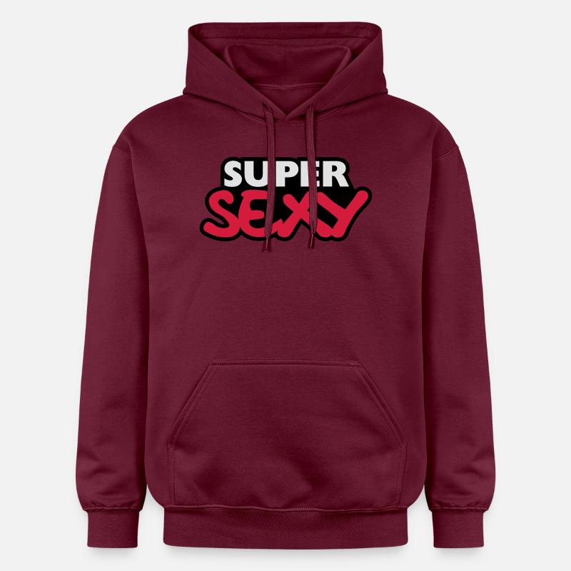Super Sexy Design - Sweat à capuche Softstyle® Gildan Unisexe - maroon