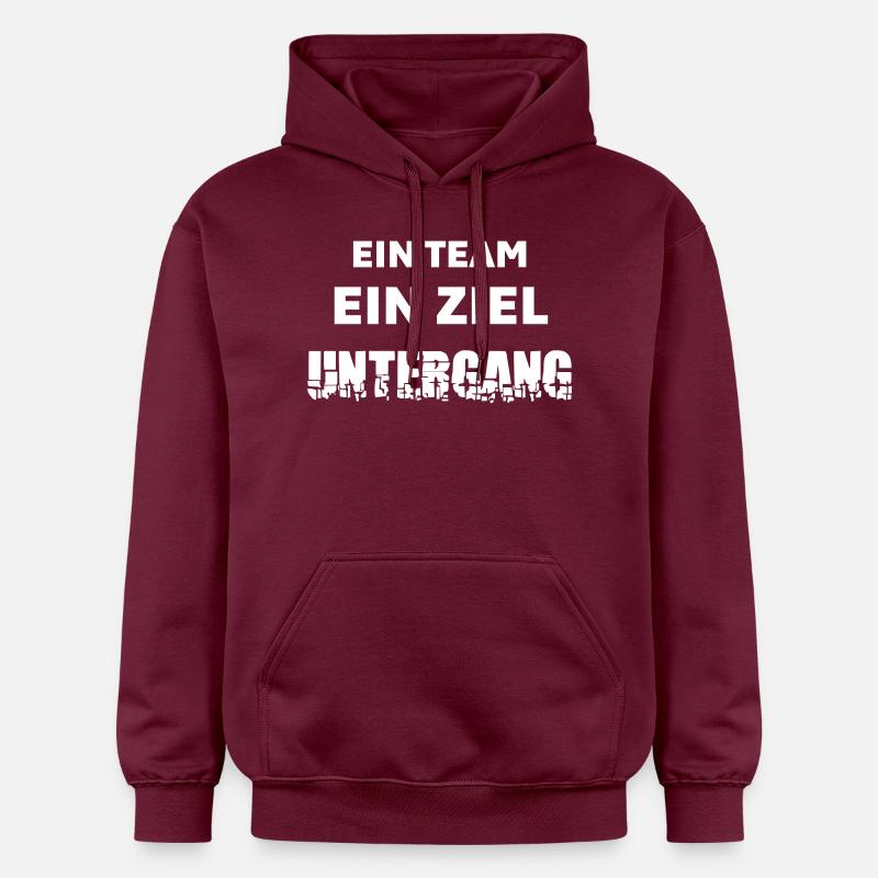 Ce sera notre chute - Sweat à capuche Softstyle® Gildan Unisexe - maroon