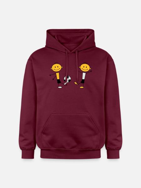 Play Soccer Boys - Gildan Unisex Softstyle® Midweight Hoodie - maroon