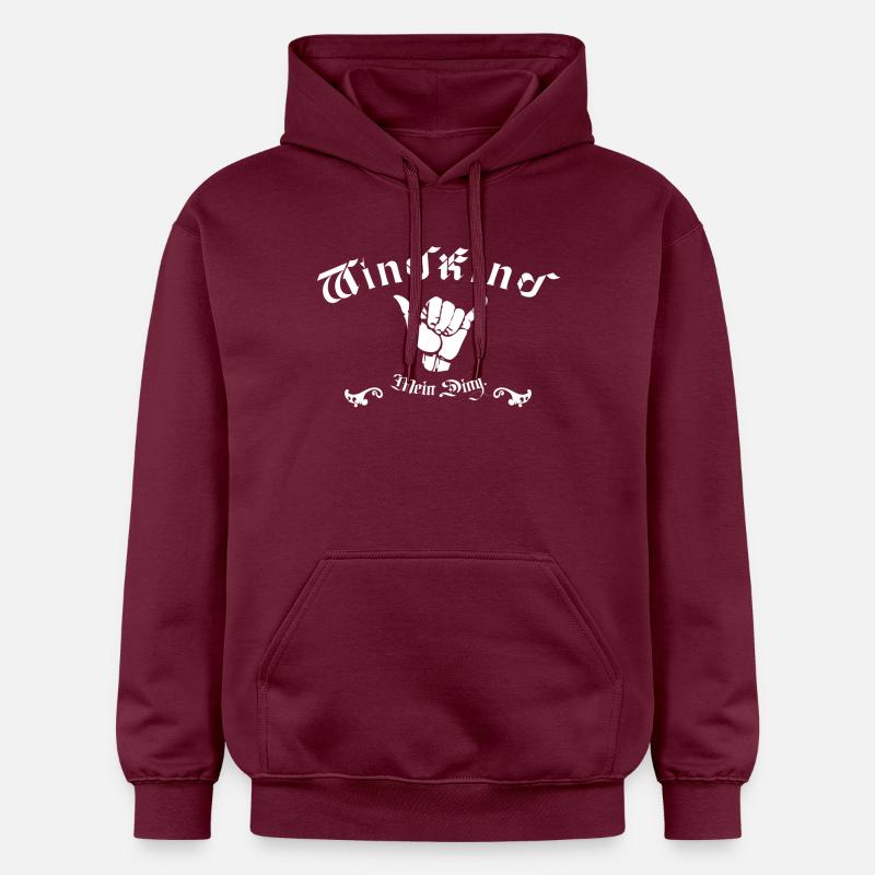 Windkind Surf - Sweat à capuche Softstyle® Gildan Unisexe - maroon