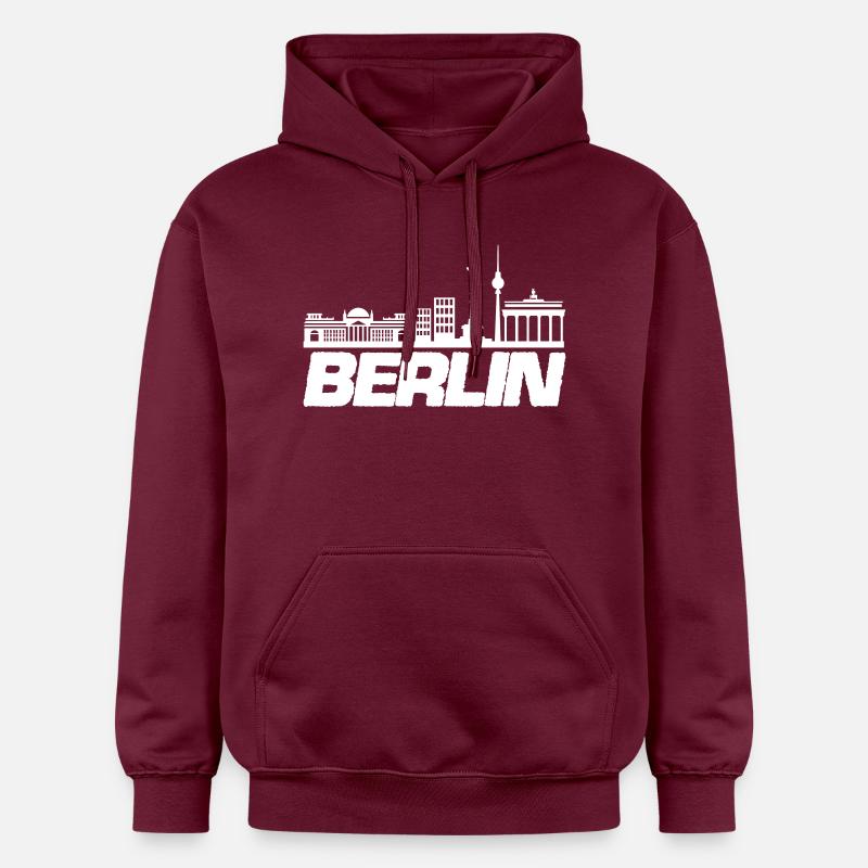 Horizon de Berlin 1 - Sweat à capuche Softstyle® Gildan Unisexe - maroon